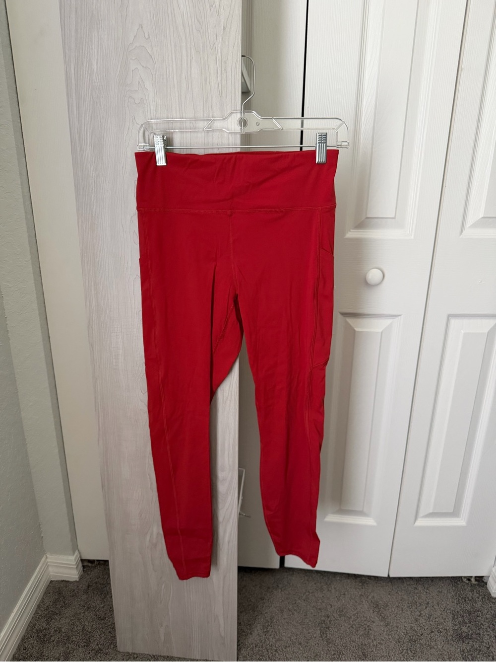 Vuori Burnt Orange High-Rise Pocket Leggings - M